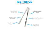 Subcold Barcool Stainless Steel Ice Tongs