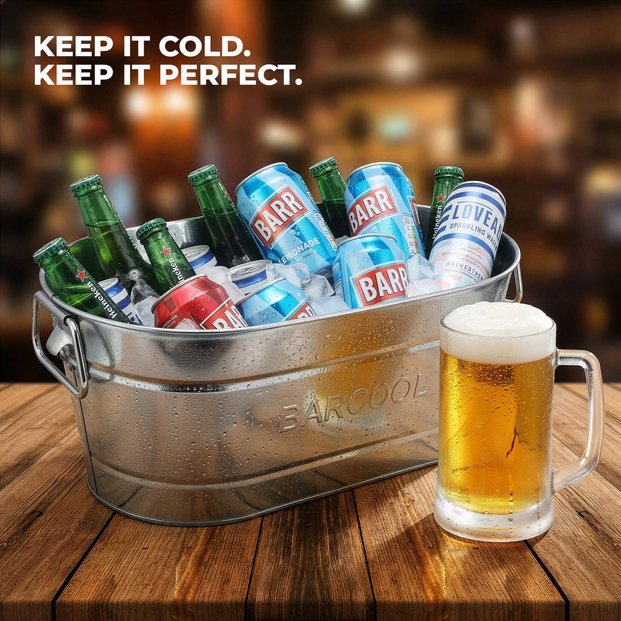 Subcold Barcool 12L Galvanised Steel Party Tub
