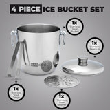 Subcold Barcool 3L Stainless Steel Ice Bucket with Lid & Tongs