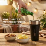 Subcold Barcool Stackable Beer Cup Black - 600ml