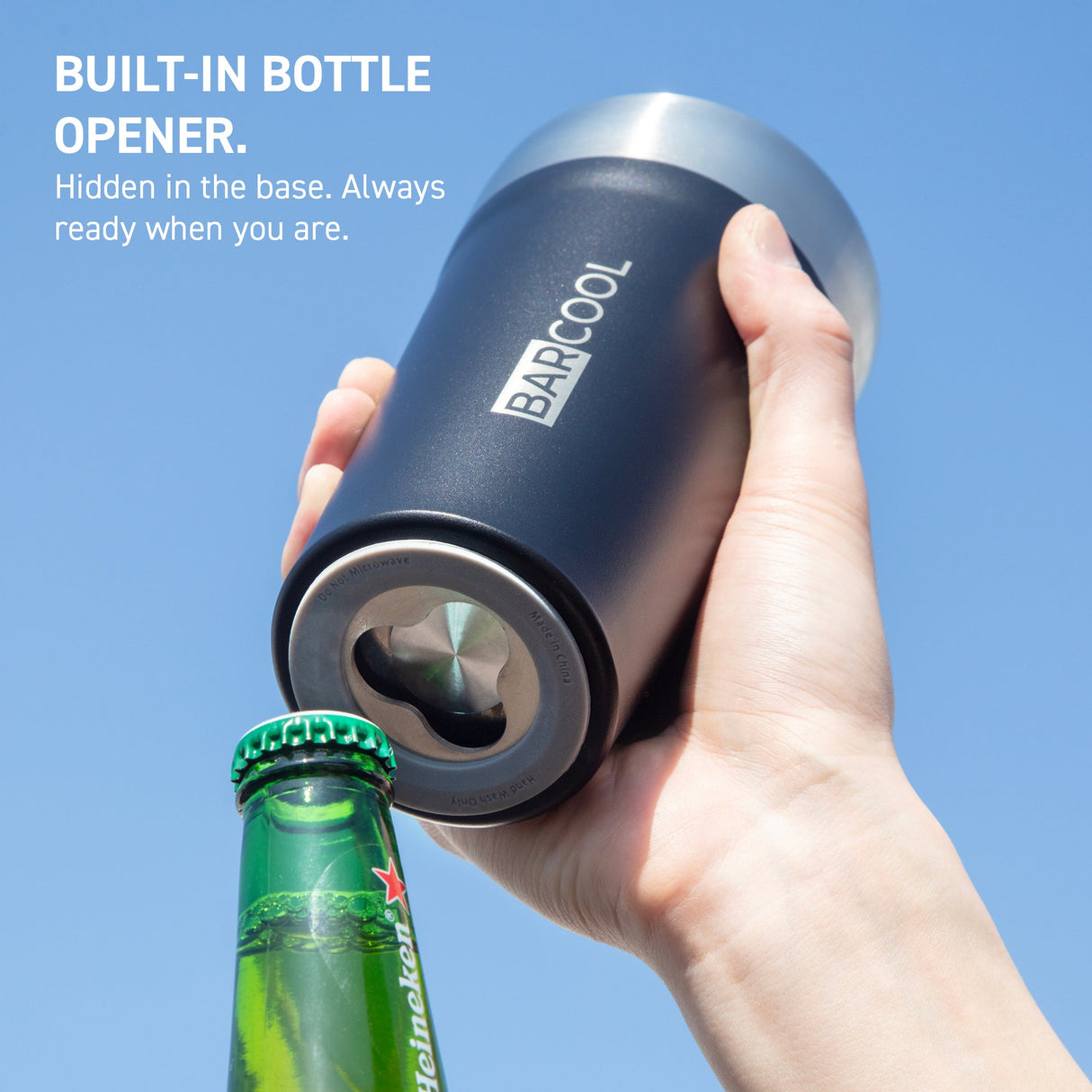 Subcold Barcool Stackable Beer Cup Black - 600ml