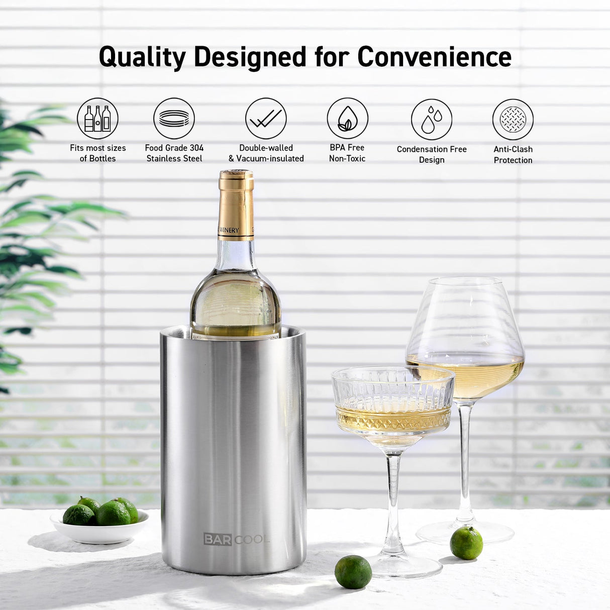 Subcold Barcool Stainless Steel Wine Cooler Sleeve