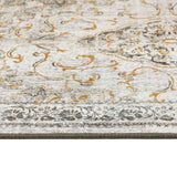 Eco-Washable Cream Rug Vintage Design