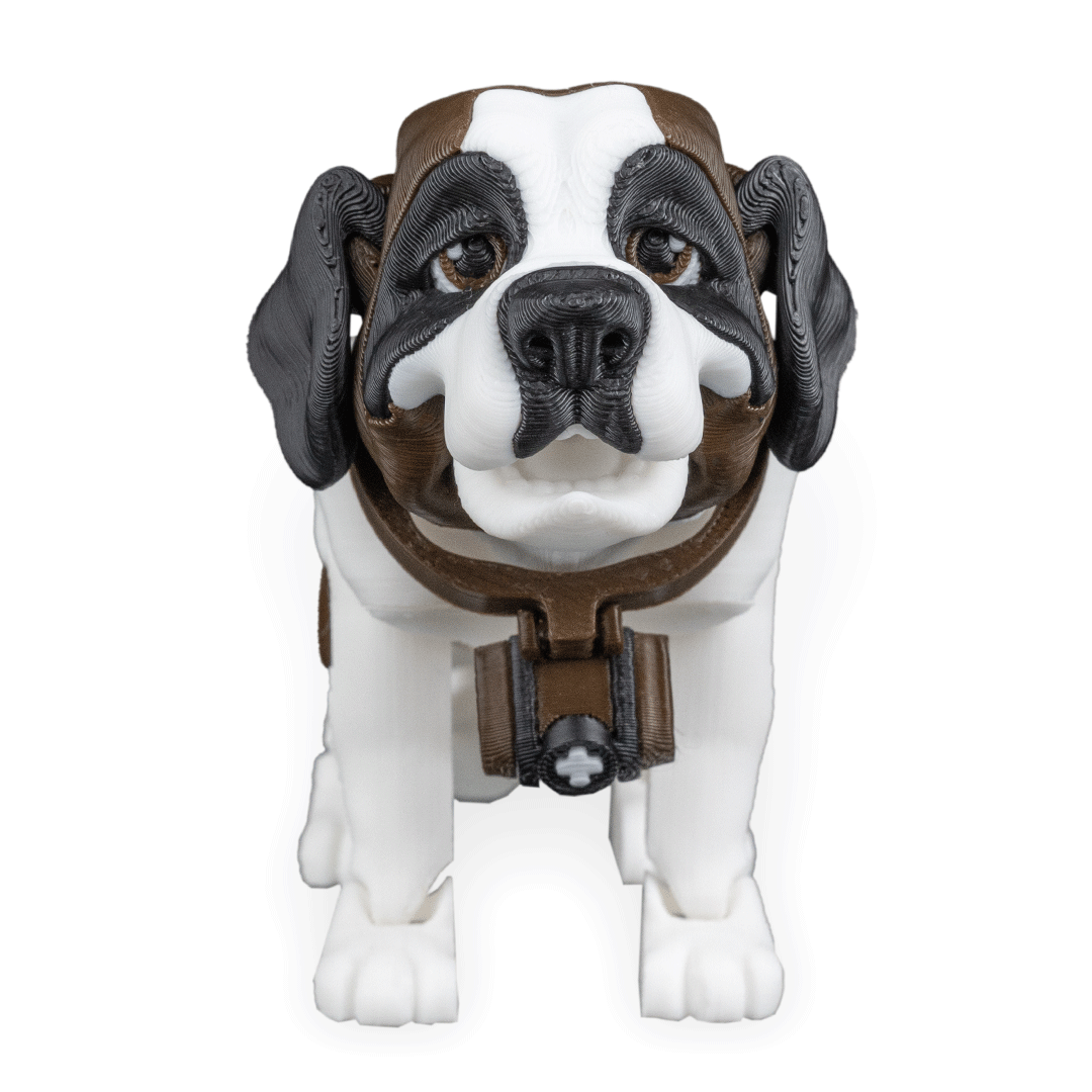 Filamora Studios Bernie St Bernard Dog Figurine