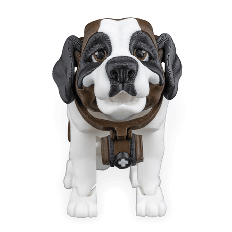 Filamora Studios Bernie St Bernard Dog Figurine