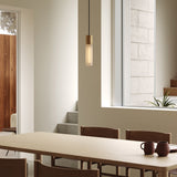 Tala Basalt Single Pendant in Brass