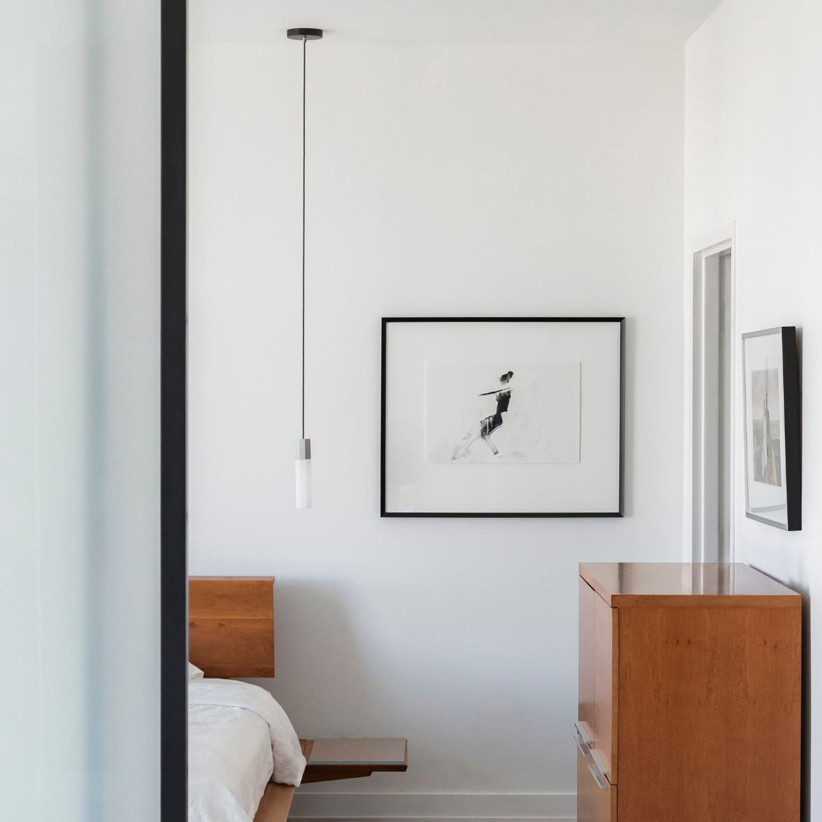 Tala Basalt Single Pendant in Stainless Steel