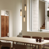 Tala Basalt Triple Pendant in Stainless Steel