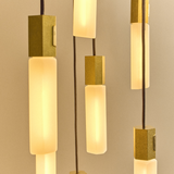Tala Basalt Nine Pendant Light in Brass