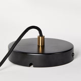 Tala Basalt Single Pendant in Stainless Steel