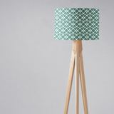 Shadowbright Green Geometric Lampshade, Ceiling or Table