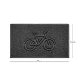 Nicoman "Cycle" Grey Spaghetti Doormat