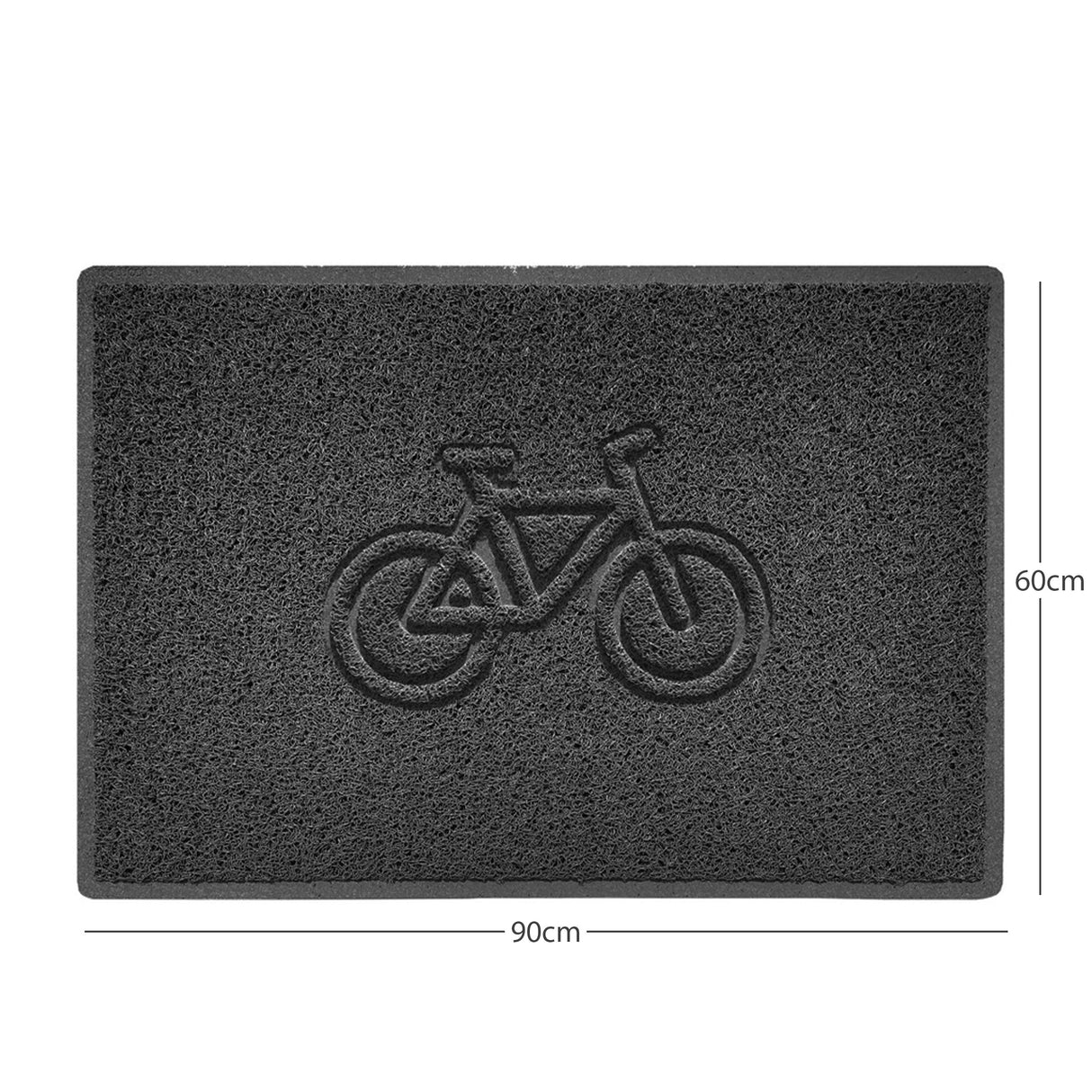 Nicoman "Cycle" Grey Spaghetti Doormat