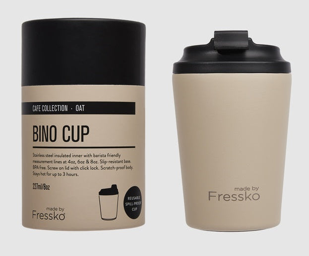 Fressko Oat Reusable Travel Mug Stainless Steel