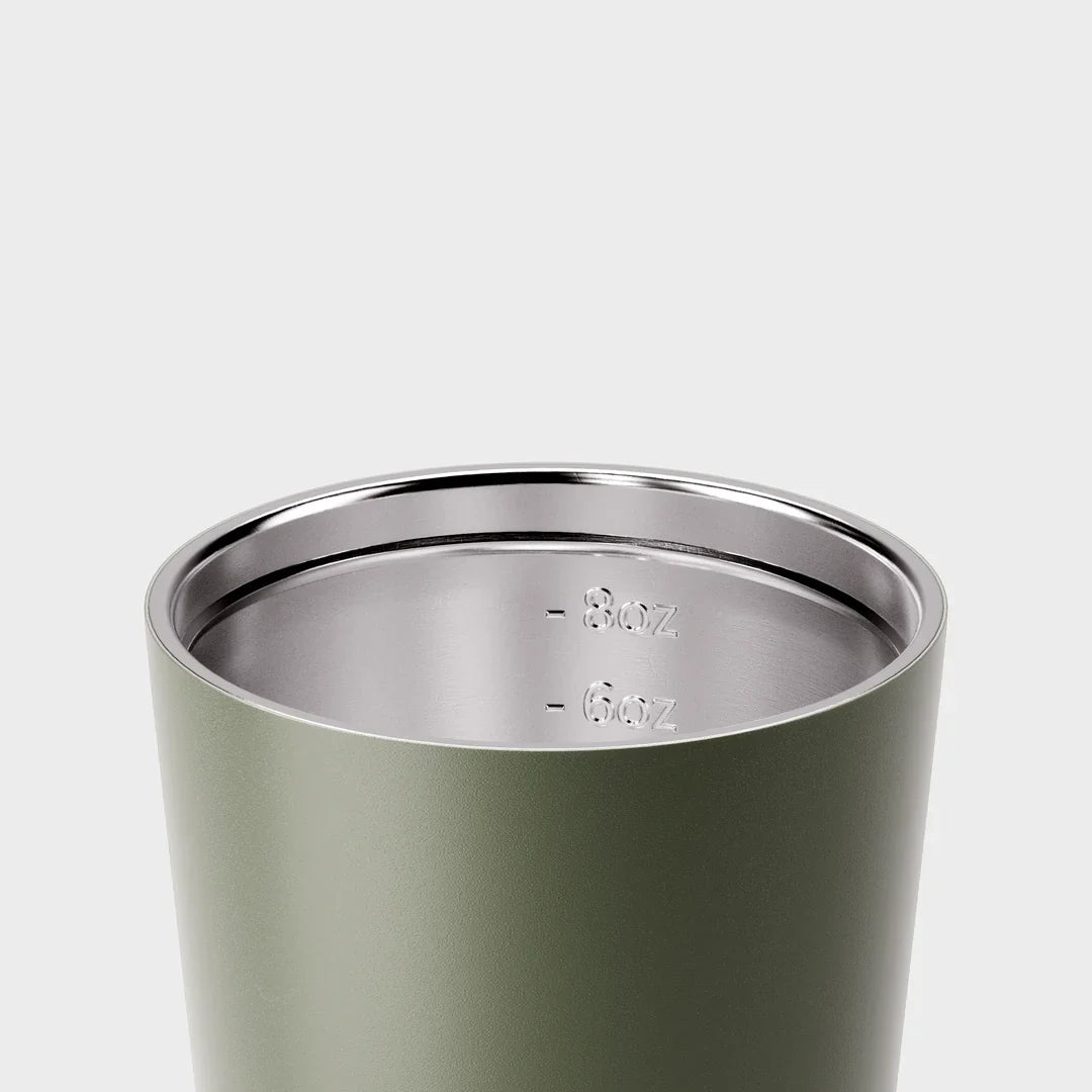 Fressko Khaki Reusable Travel Mug Stainless Steel