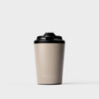 Fressko Oat reusable stainless steel travel mug with insulated leakproof lid