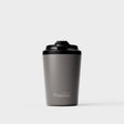 Fressko Slate reusable stainless steel coffee cup, double-wall insulated