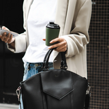 Fressko Khaki Reusable Travel Mug Stainless Steel