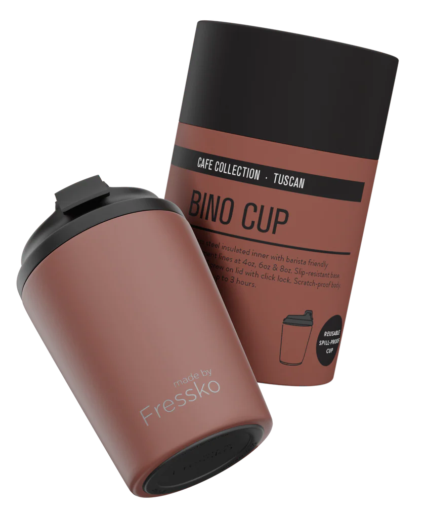Fressko Tuscan Reusable Travel Mug Stainless Steel