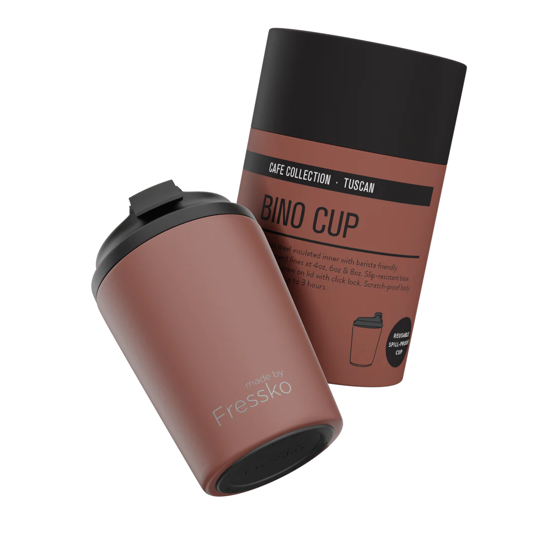 Fressko Tuscan Reusable Travel Mug Stainless Steel
