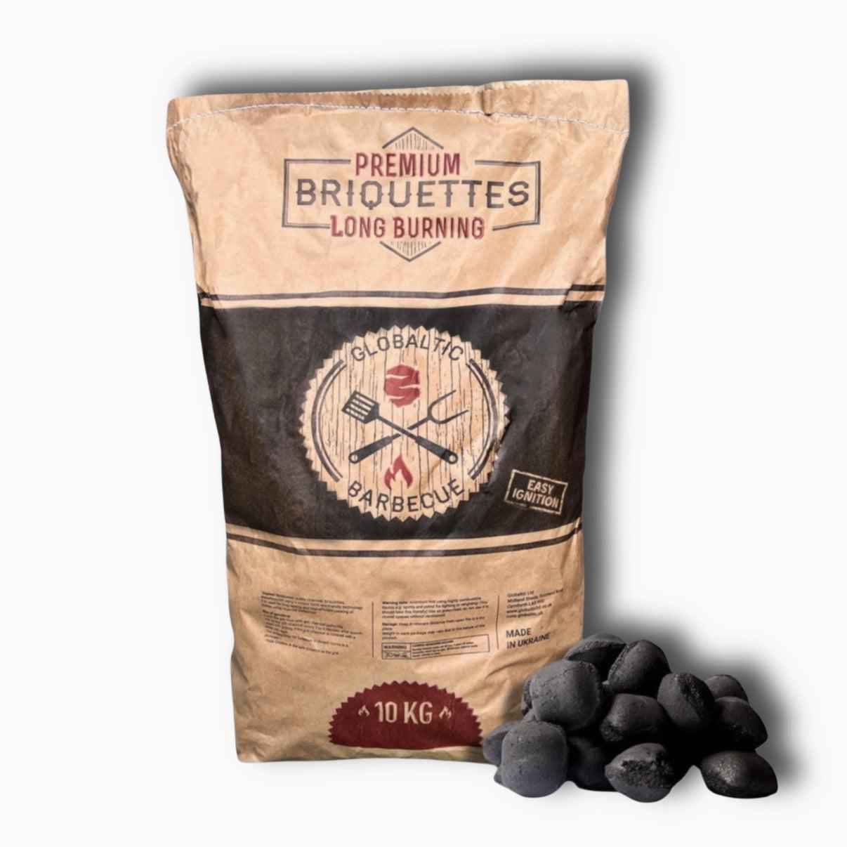 Globaltic Birch Charcoal Briquettes - 10kg