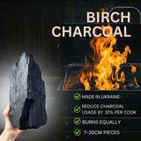 Globaltic Birch Lumpwood Charcoal - 10kg