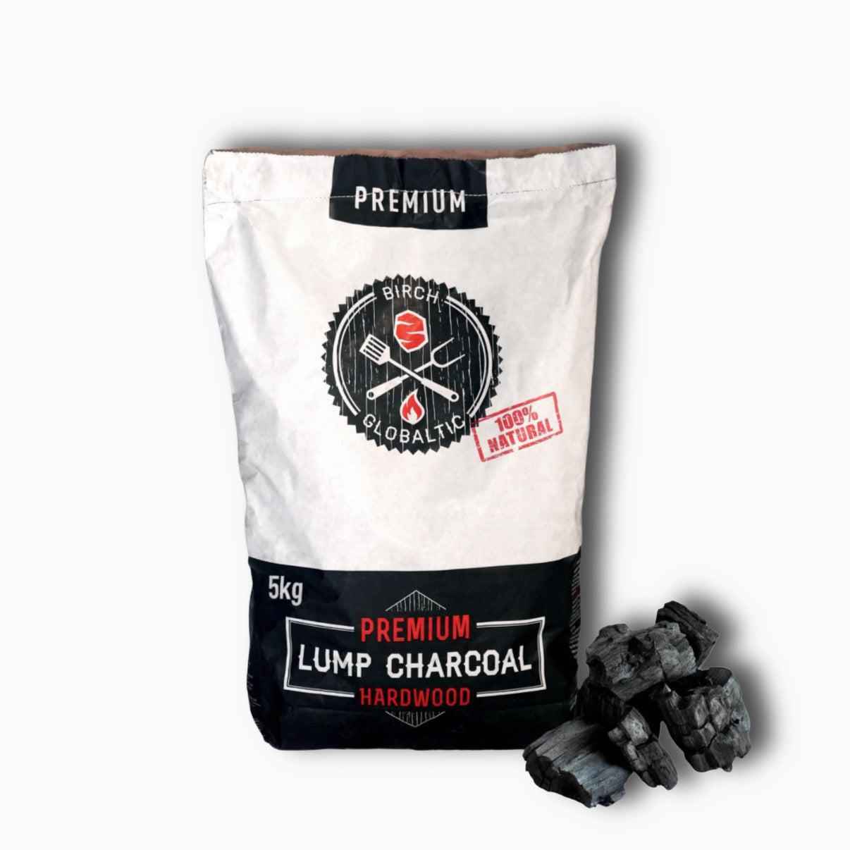 Globaltic Birch Lumpwood Charcoal - 5kg