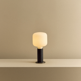 Tala Knuckle Table Lamp in Blackened Oak with Oblo Bulb