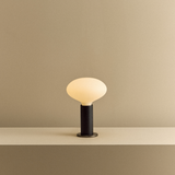 Tala Knuckle Table Lamp in Blackened Oak Oval D2W
