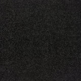 Washable Black Shaggy Rug