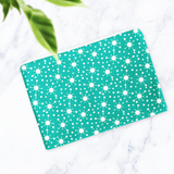 Shadowbright Turquoise Blue Retro Make Up bag - 24cm x 19cm