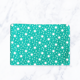 Shadowbright Turquoise Blue Retro Make Up bag - 24cm x 19cm