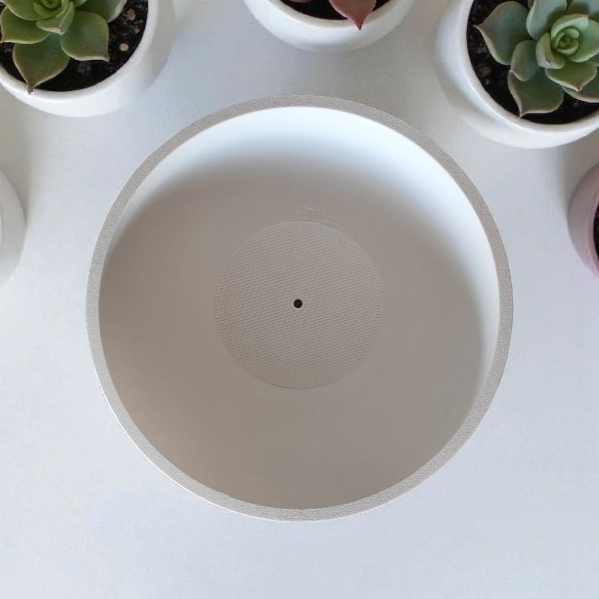 Filamora Studios Minimalist Curved Bonsai Pot