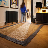 Bordered Grey Jute | The Rugs