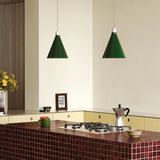 Tala Bower Small Pendant Light in Dark Green