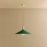 Tala Bower Large Pendant Light in Dark Green Oval II