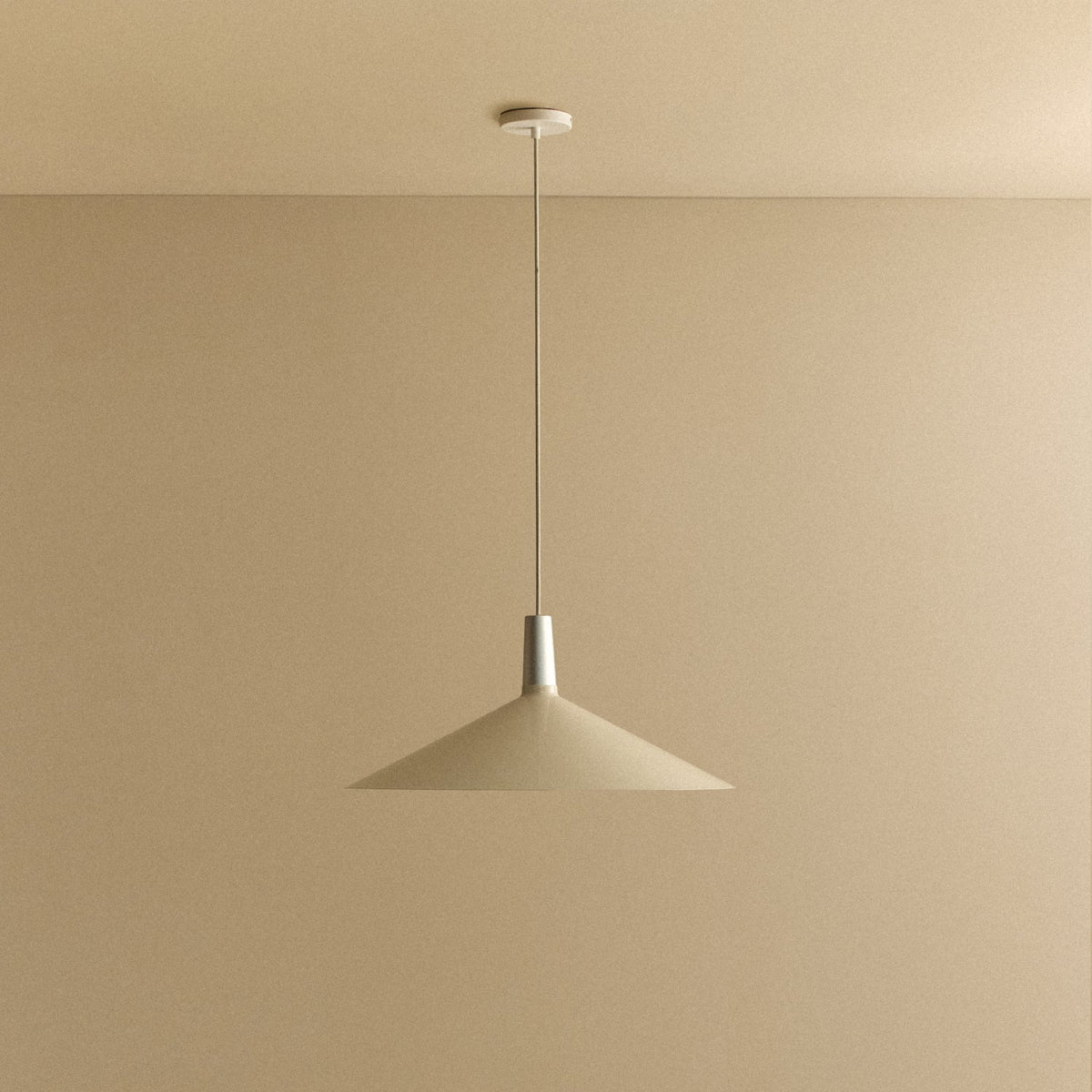 Tala Bower Large Pendant Light in Oyster White