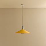 Tala Bower Pendant Light Large in Yellow with Oval II