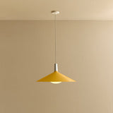 Tala Bower Pendant Light Large in Yellow with Oval II
