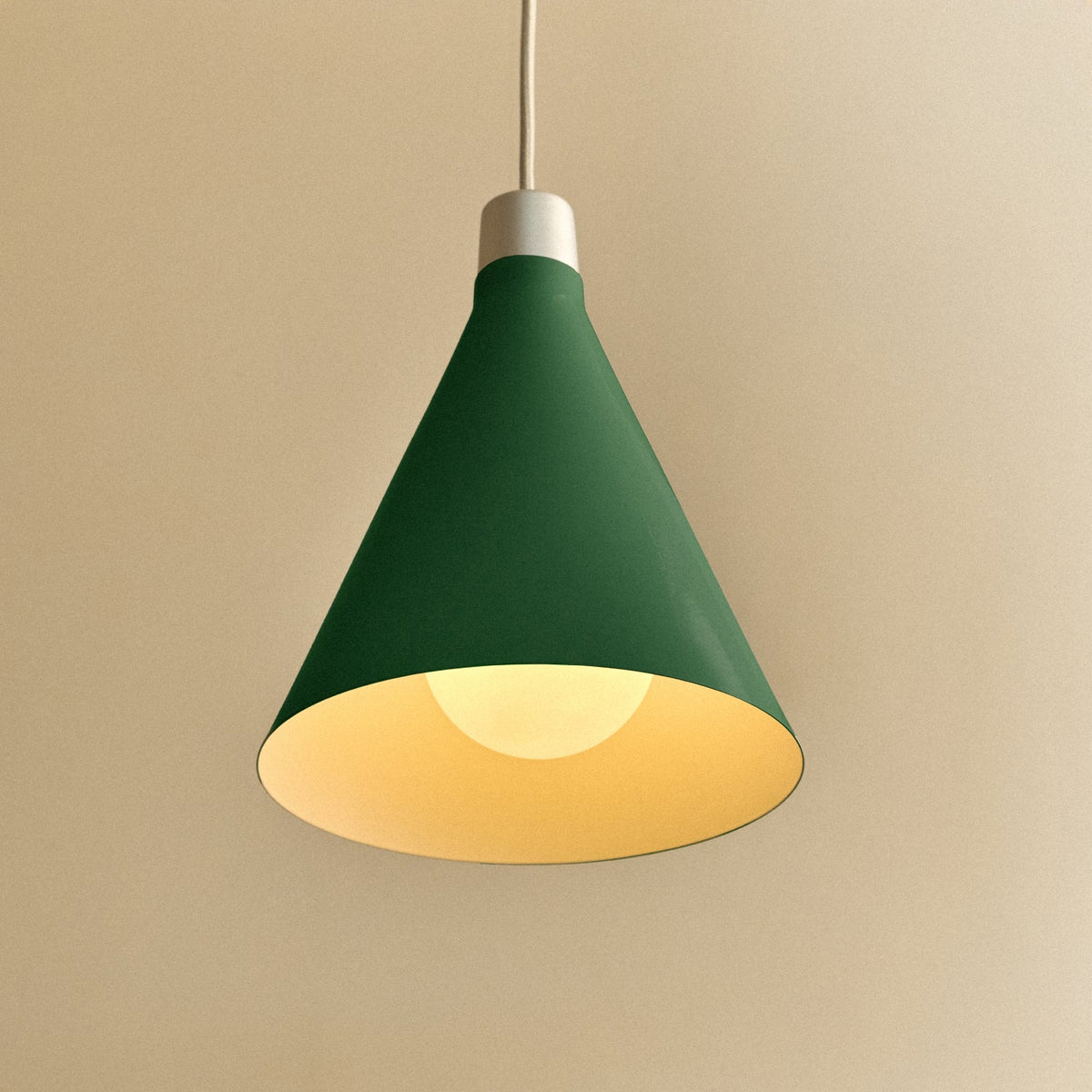 Tala Bower Pendant Light Small in Dark Green with Sphere III