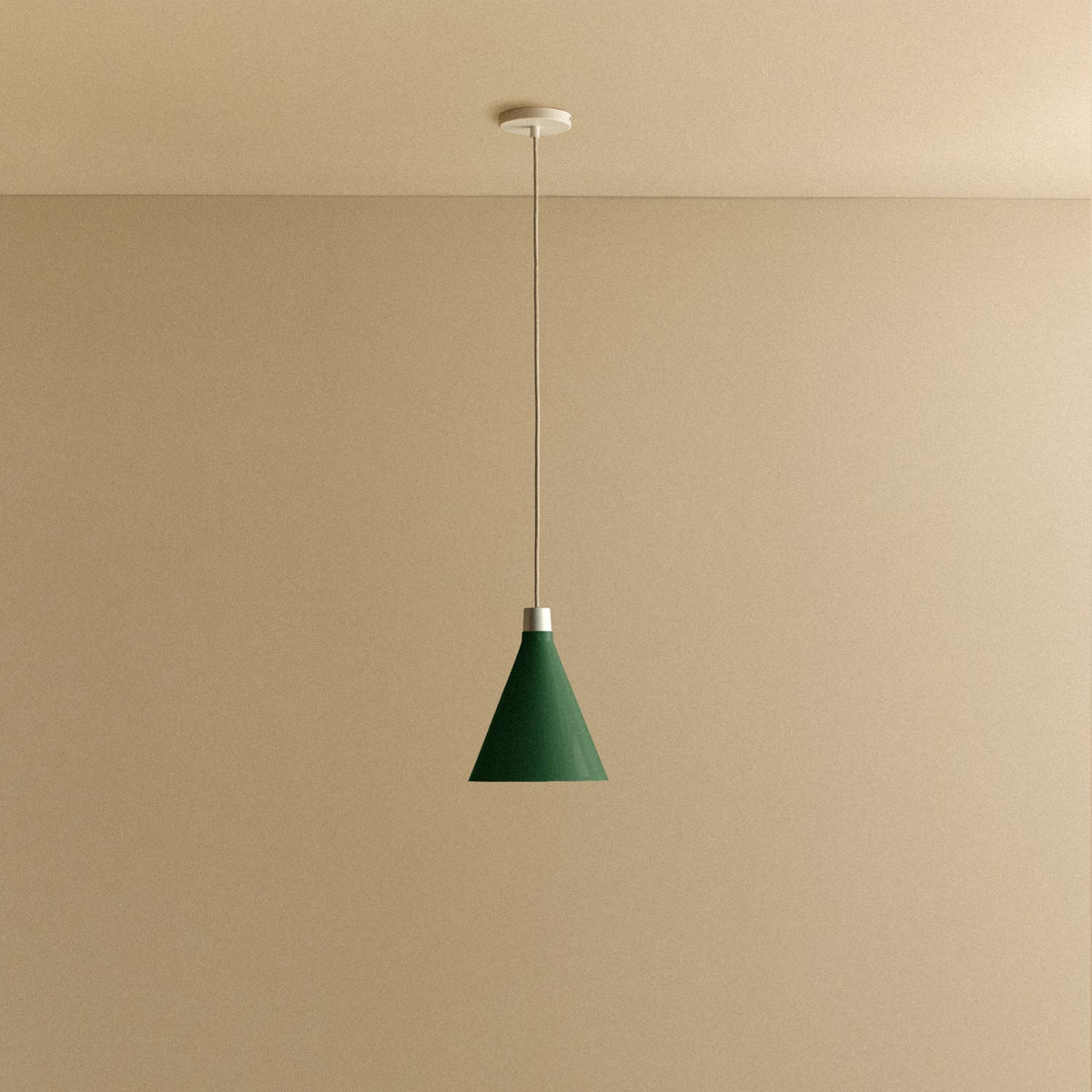 Tala Bower Small Pendant Light in Dark Green