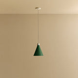 Tala Bower Small Pendant Light in Dark Green