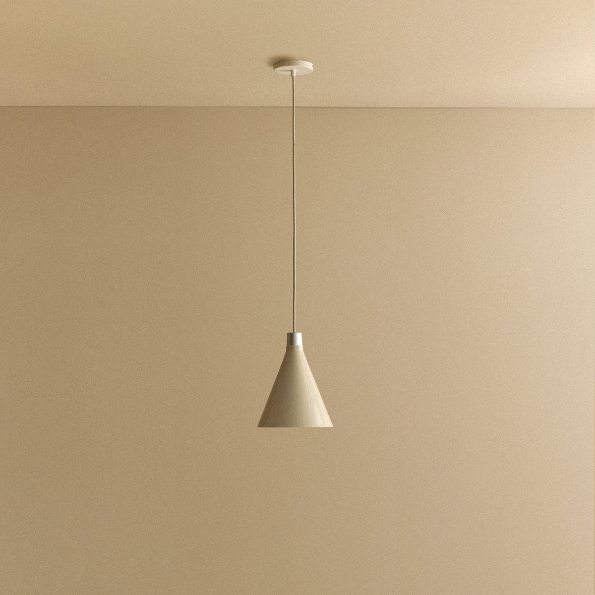 Tala Bower Small Pendant Light in Oyster White