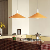 Tala Bower Pendant Light Large in Yellow with Oval II