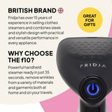 Fridja F10 Handheld Clothes Steamer