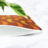 Shadowbright Brown and Orange Retro Make Up bag - 24cm x 19cm