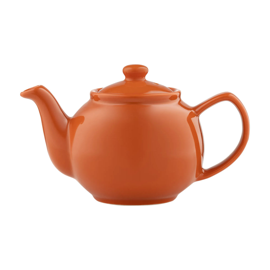 Price & Kensington Stoneware Burnt Orange Teapot, 6 Cup, 1100ml