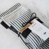 Lou-bees French Inspired Navy Stripe Kitchen Trio