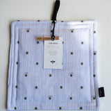 Lou-bees Blue Bee Pot Holder