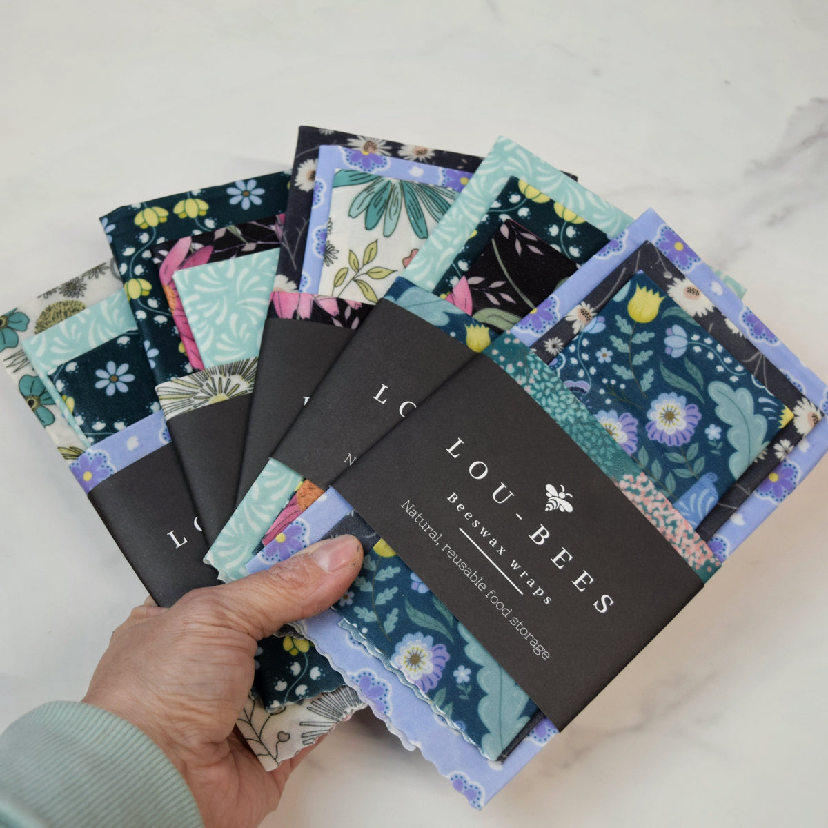 Lou-bees Seasonal Surprise Beeswax Wraps - 4 Pack